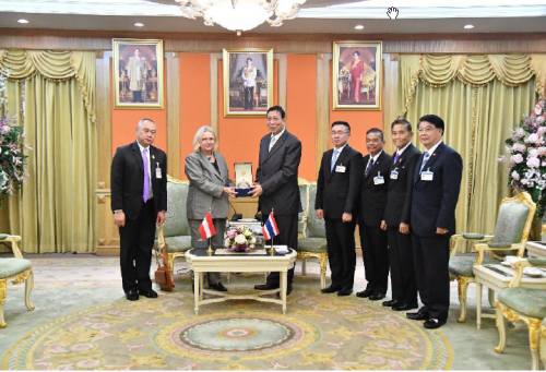 Ambassador of the Republic of Austria to Thailand paid a courtesy call on President of the National Legislative Assembly