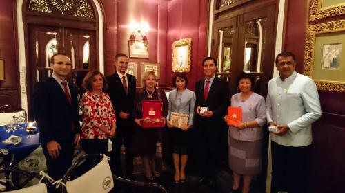 First Vice-President of the National Legislative Assembly hosted the dinner in honour of Ambassador of the Republic of Poland to Thailand