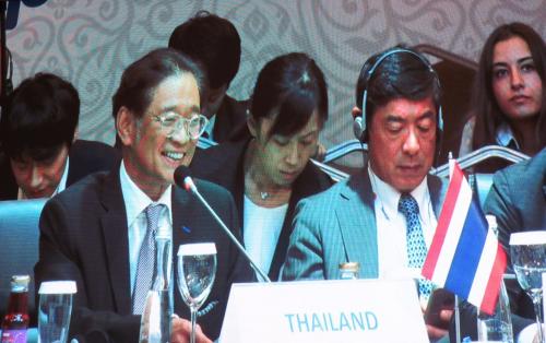 태국 입법의회는 터기에서 열린 제3차 유라시아국회의장회의에 참석하여 ‘지속 가능한 발전 목표 실현을 위한 태국 국왕의 자족적 경제 철학’에 대해 발표했다.