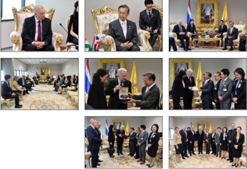 국회의장 겸 하원의장은 국회 내빈으로 2020년 2월 3일부터 9일까지 태국을 공식 방문한 야컵 이슈트반 국회부의장 겸 헝가리 농업협회장을 접견했다.