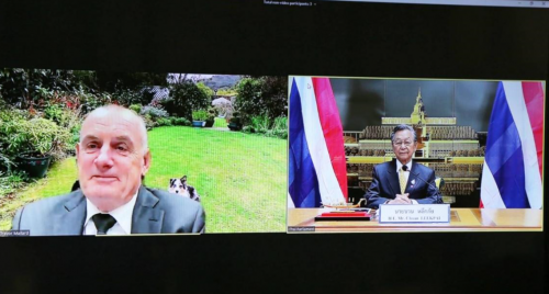 H.E. Mr. Chuan  Leekpai, the President of the National Assembly and Speaker of the House of Representatives, had a discussion via videoconference with the Rt Hon. Trevor  Mallard, Speaker of the New Zealand House of Representatives.